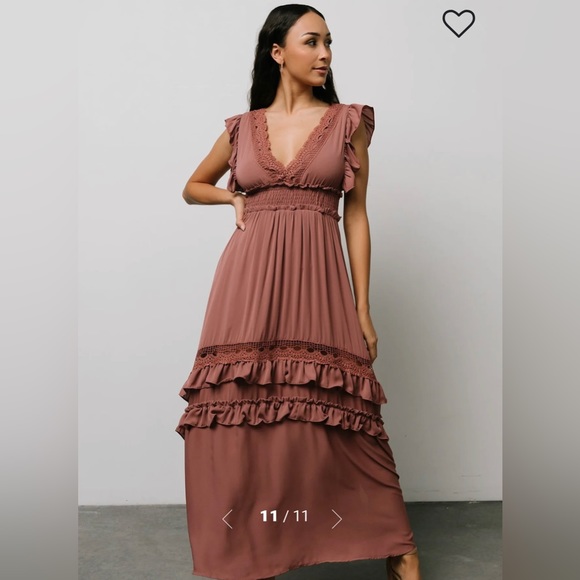 Baltic Born Dresses & Skirts - BALTIC BORN Jasmine Maxi Dress in mauve M